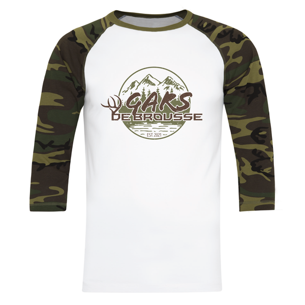 T-shirt baseball camo Gars de brousse